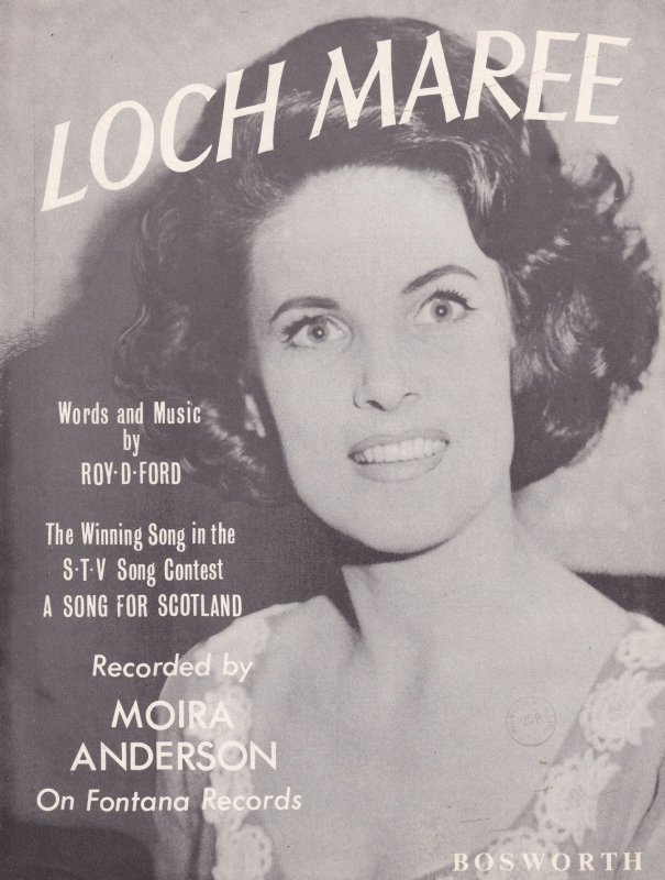 Loch Maree Moira Anderson A Song For Scotland Old Scottish Sheet Music