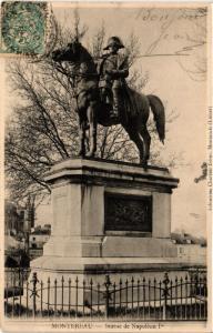 CPA MONTEREAU - Statue de Napoleon (472088)