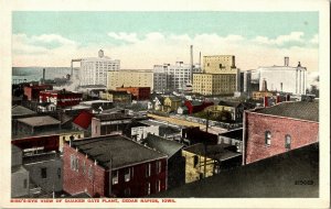 Aerial View Quaker Oats Plant, Cedar Rapids IA Vintage Postcard E40