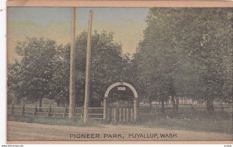 PUYALLUP, Washington, 00-10s; Scenic view, Pioneer Park