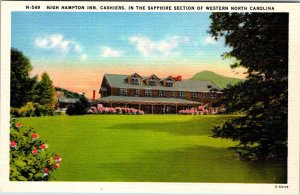 Postcard HOTEL SCENE Cashiers North Carolina NC AL2038