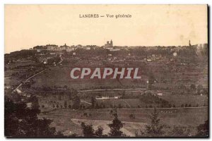 Old Postcard Langres General view