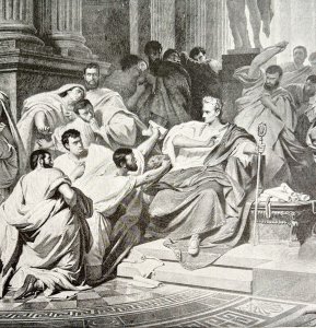 The Ides Of March Print Of Engraving Victorian 1894 Art DWT2
