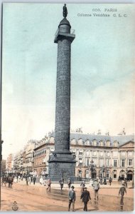 Postcard - Column Vendome - Paris, France