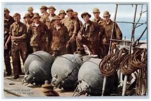 c1910's Contact Mines Ready To Be Land US Navy Unposted Antique Postcard