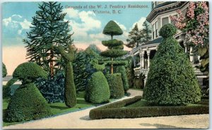 M-36214 Grounds of the W J Pendray Residence Victoria British Columbia Canada