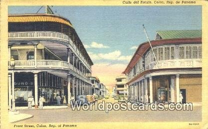 Front Street, Colon Republic of Panama Panama 1941 