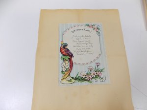 Vintage Greeting Card Scrapbook Pages and Cards