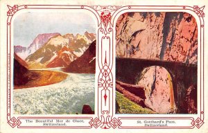 Mer de Glace, St Gotthard's Pass Switzerland Postal Used Unknown 