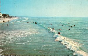 Maine Old Orchard Beach Surfing Scene