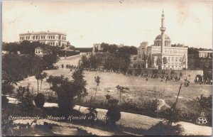 Turkey Constantinople Istanbul Hamidiye and Yildiz Mosque Vintage RPPC C100