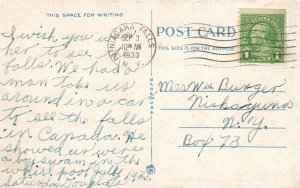 1933 Terrapin Point from Canada Niagara Falls Vintage Postcard