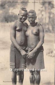 Afrique Occidentale Jeunes Filles Diolas African Nude Unused 
