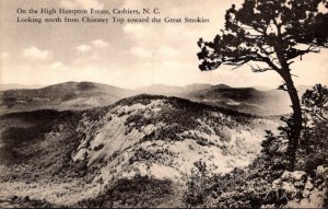 North Carolina Cashiers On The Hampton Estate Looking North From Chimney Top ...