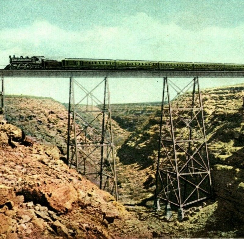 Canyon Diablo AZ Arizona Fred Harvey Dodge City & Trin UNP 1910s Postcard