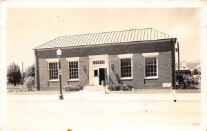 D55/ Deer Lodge Montana Mt Real Photo RPPC Postcard 1940 Post Office