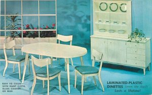 Postcard 1950s mid Century Furniture advertising interior 23-2835