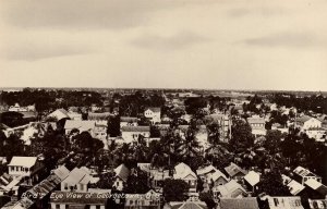 british guiana, Guyana, Demerara, GEORGETOWN, Bird's Eye View (1910s) Postcard