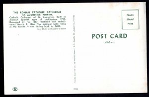 Florida ST. AUGUSTINE The Roman Catholic Cathedral - Chrome