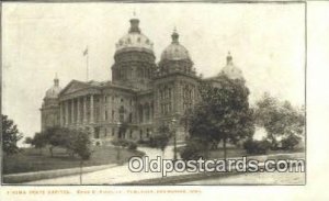 Des Moines, Iowa, IA State Capital USA Unused 