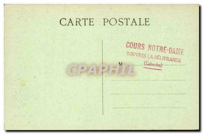 Postcard Old Pro Alesia Hypocaust n2 CALORIFERE Gallo Roman Alesia