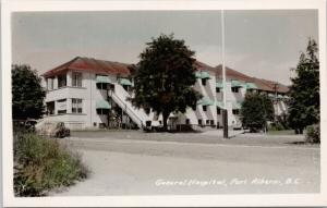 General Hospital Port Alberni BC Gowen Sutton Unused Real Photo Postcard E43