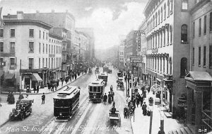 Main St. looking South - Springfield, Massachusetts MA