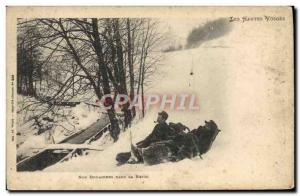 Old Postcard Customs Customs Our Customs in Upper Vosges snow