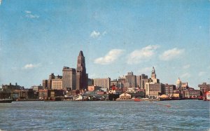 United States Baltimore Maryland inner harbor and skyline 1957