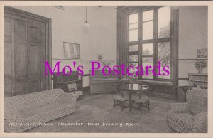 Gloucestershire Postcard -Westonbirt School, Gloucester House Drawing Room HM328