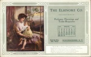 Poughkeepsie NY Elsinore Co Advertising Image Poem & Calendar Postcard #11