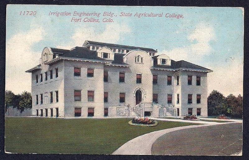 Irrigation Engineering College Bldg Ft Collins CO used c1913