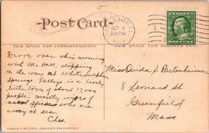 Carnegie Public Library Vallejo California #592 Mitchell Postcard 1910