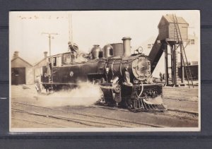 UNITED STATES, LOCOMOTIVE 571, c1910 real photo ppc., unused.