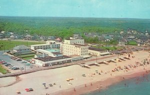 1967 New Henlopen Hotel And Motor Lodge Rehoboth Beach Delaware Posted Postcard