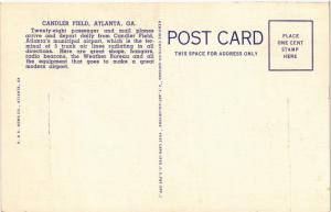 ATLANTA MUNICIPAL AIRPORT CANDLER FIELD GEORGIA