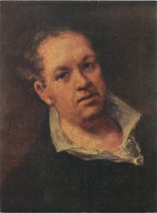 Art Autoportrait F Goya  Postcard