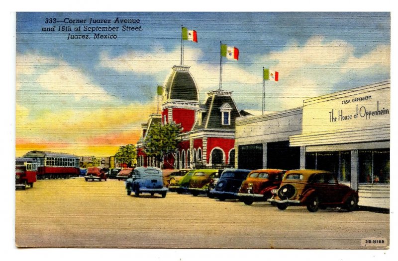 Mexico - Juarez. Corner of Juarez Avenue & 16th of September Street