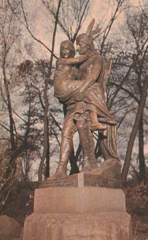 Minneapolis MN, Minnesota - Minnehaha and Hiawatha Statue