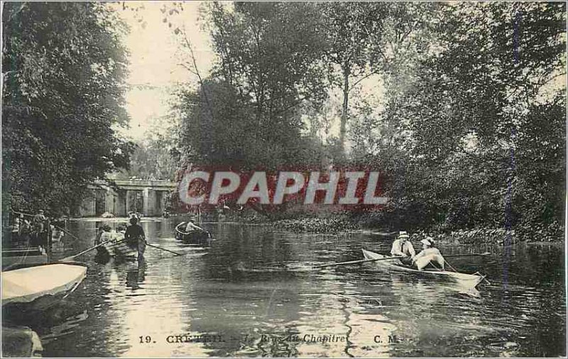 Old Postcard Creteil Barques