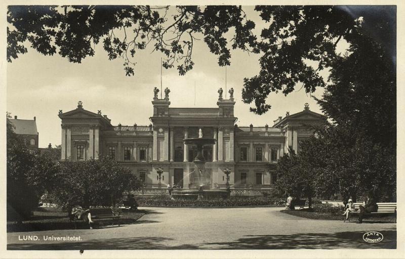 sweden, LUND, Universitetet, University (1920s) RPPC