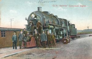 Mallette Compound Steam Engine Train Locomotive Published in Spokane Washington