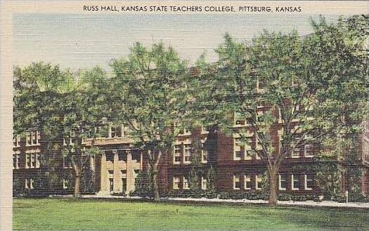 Kansas Pittsburg Russ Hall Kansas State Teachers College