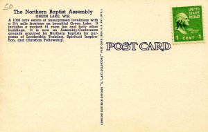 WI - Green Lake. Northern Baptist Assembly, View from Inn