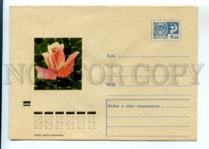 486640 USSR 1970 year Chmarov flowers rose postal COVER