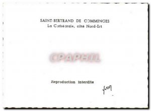 Postcard Modern Saint Bertrand de Comminges cathedral coast North East