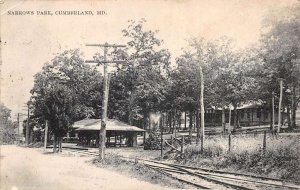 Cumberland Maryland Narrows Park Train Station Vintage Postcard AA59139