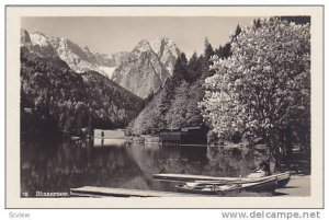 RP, Boats, Rissersee, Bavaria, Germany, 1920-1940s