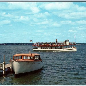 c1970s Arnolds Park, IA The Queen Ship Boat Ferry Tour Okoboji Spirit Lake A320