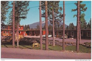 Exterior View, Ponderosa Motel, Mountain Background, Cranbrook, British Colum...